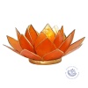 bougeoir fleur de lotus chakra sacré