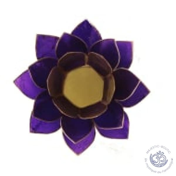 fleur de lotus violet or