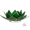 Eclairage Lotus 4° Chakra vert & argent