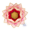Bougeoir Lotus Capiz rose