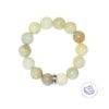 Bracelet en perles rondes d'amazonite 14 mm Omsaé