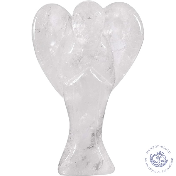 Ange Crystal de Roche en paquet cadeau — 5×3 cm