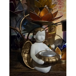 Statuette Bougeoir Ange