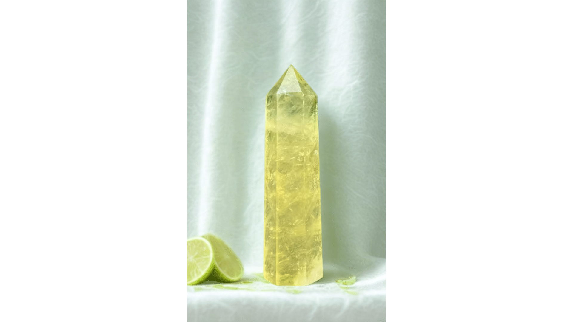 COLONNE DE CITRINE NATURELLE – 10 CM