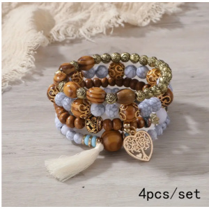 BRACELET COEUR BLANC