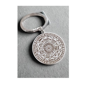 Porte-Clés Sceau des 7 Archanges : Votre Bouclier de Protection Divine Quotidien