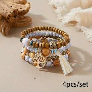 BRACELET ARBRE DE VIE BLANC