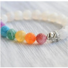 BRACELET 7 CHAKRAS BLANC