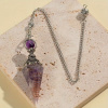 Pendule Orgonite Améthyste : Protection, Intuition et Transmutation Énergétique Ce pendule de radiesthésie est un outil énergétique d'exception, combinant les vertus spirituelles de l'Améthyste avec la puissance de l'Orgonite.