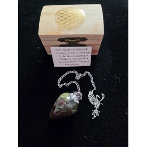 Pendule en Jaspe Sang de dragon