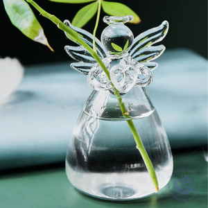 Vase en verre Ange — 8×10 cm