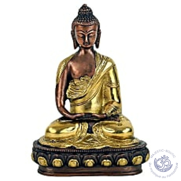 Bouddha Amithaba statue bicolore