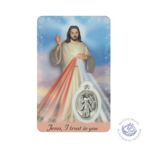 Carte Médaille JESUS MISERICORDE